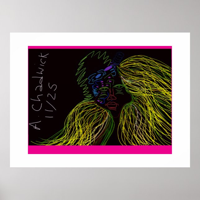 Affiche Marionnette aux couleurs vives (Devant)