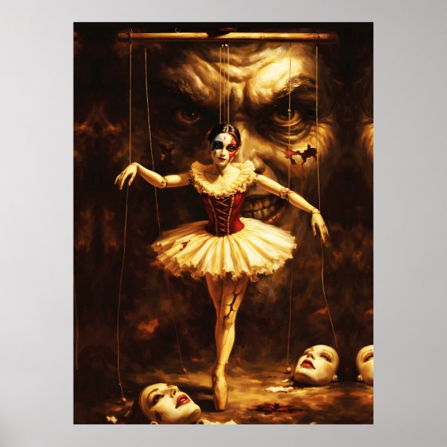 Affiche Marionnette de Ballerine Effrayante Art de Marionn (Devant)