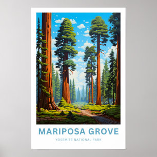 Affiche Mariposa Grove Parc national Yosemite Imprimer