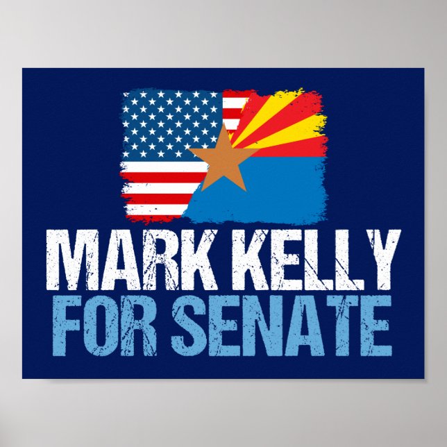 Affiche Mark Kelly pour le Sénat (Devant)