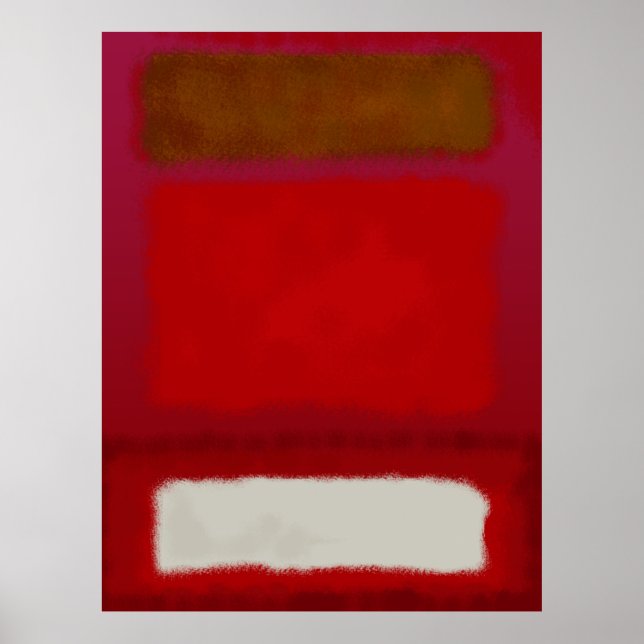 Affiche Mark Rothko art dans le style numérique 16 (Devant)