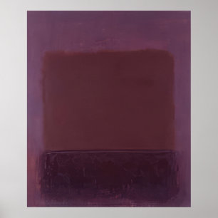 Affiche Mark Rothko - Brun Violet - 1957