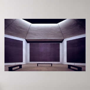 Affiche Mark Rothko - Chapelle Rothko - 1970