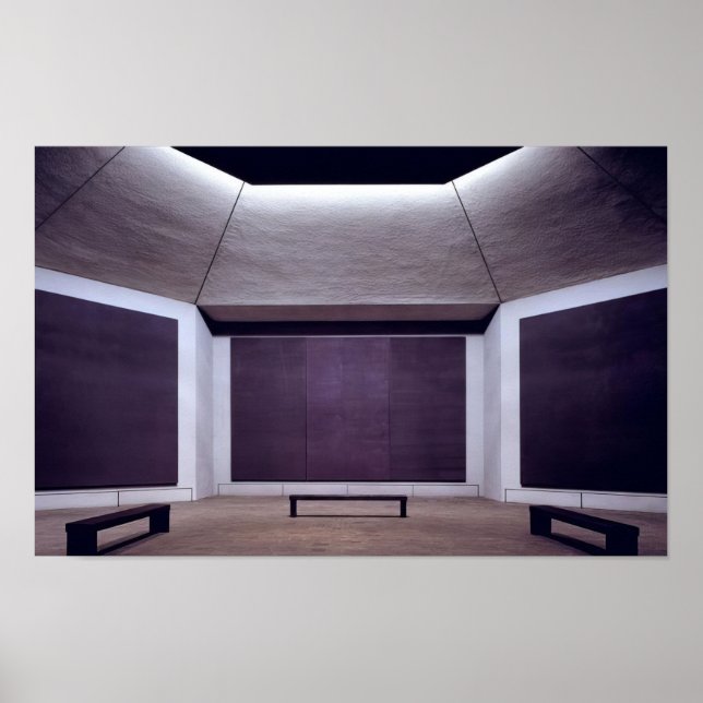 Affiche Mark Rothko - Chapelle Rothko - 1970 (Devant)