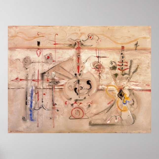 Affiche Mark Rothko - Idole archaïque - 1945 (Devant)