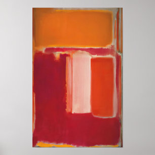 Affiche Mark Rothko - Jaune, Cerise, Orange - 1947
