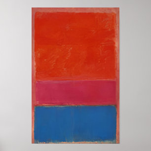 Affiche Mark Rothko - No. 1 (Royal Red and Blue) - 1954