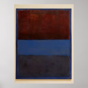 Affiche Mark Rothko - No.61 (Rouille et Bleu) - 1953