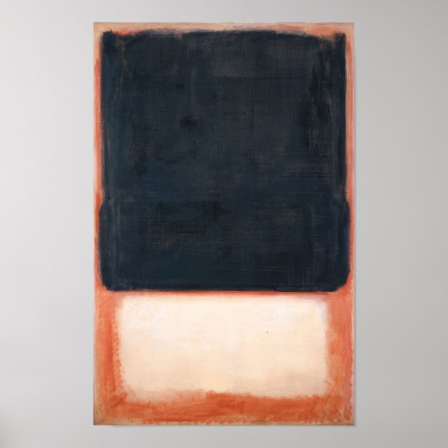 Affiche Mark Rothko - No. 7 (Sombre sur Clair) - 1954 (Devant)