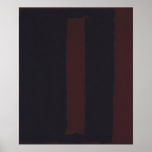 Affiche Mark Rothko - Noir sur Marron - 1959