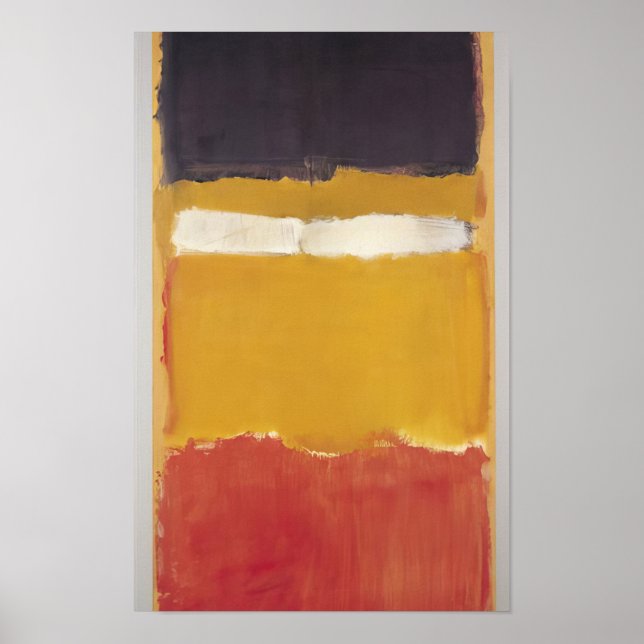 Affiche Mark Rothko - Numéro 24 (Sans titre) - 1951 (Devant)