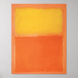 Affiche Mark Rothko - Orange et Jaune - 1956