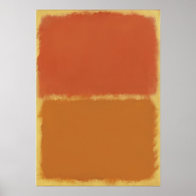 Affiche Mark Rothko - Orange, Rouge, Orange - 1961 (Devant)