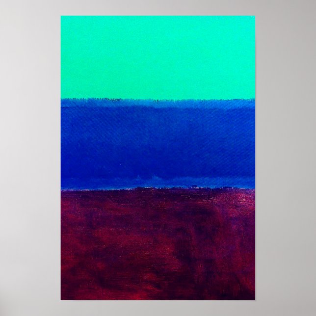 Affiche mark rothko peintures art abstrait (Devant)