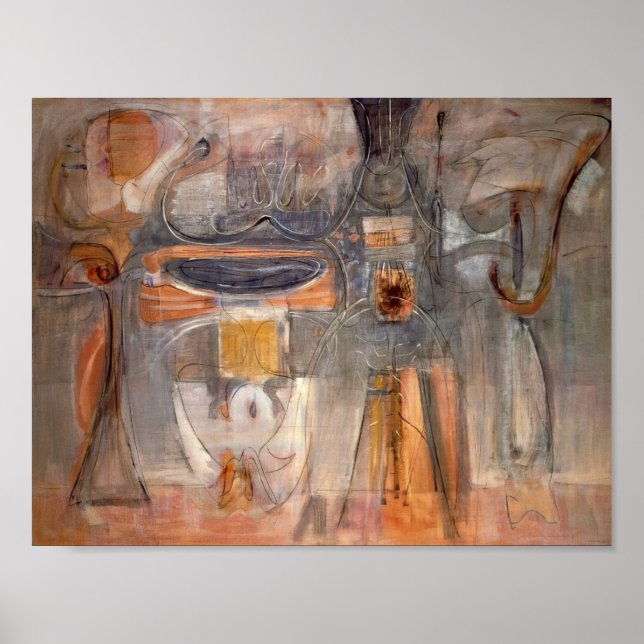 Affiche Mark Rothko - Rites de Lilith - 1945 (Devant)