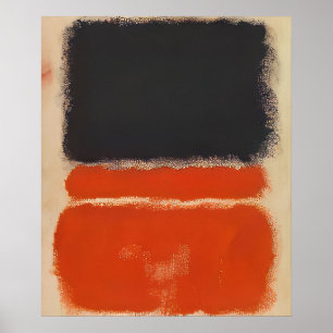 Affiche Mark Rothko - Rouge - 1968