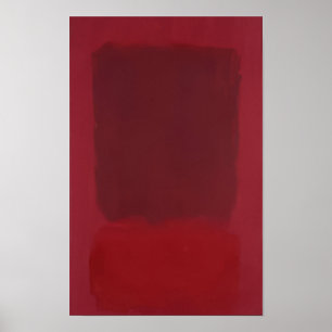 Affiche Mark Rothko - Rouge et Brun - 1957