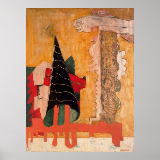 Affiche Mark Rothko - Sacrifice d'Iphigénie - 1942 (Devant)