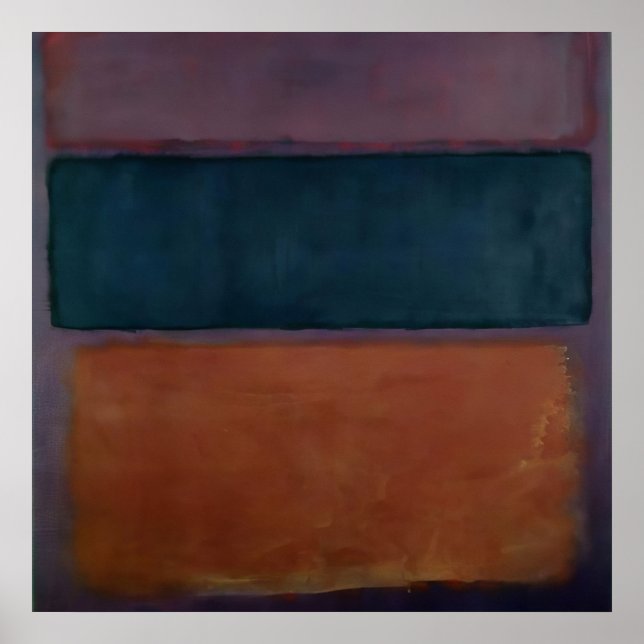 Affiche Mark Rothko - Sans titre - 1963 (Devant)