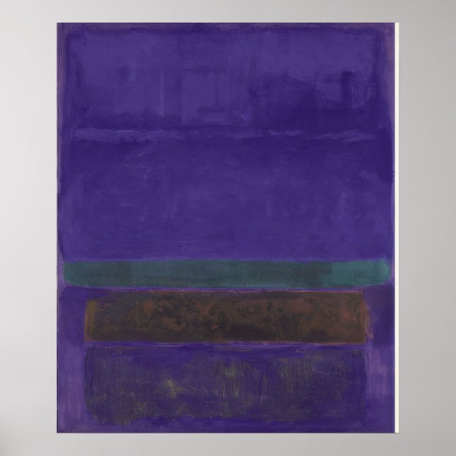 Affiche Mark Rothko - Sans titre [Bleu, Vert et Brun] -  (Devant)