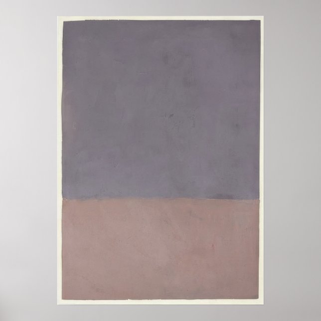 Affiche Mark Rothko - Sans titre (gris et mauve) - 1969 (Devant)