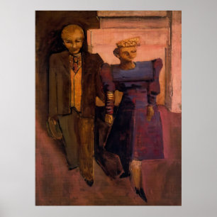 Affiche Mark Rothko - Sans titre (Homme et femme debout) -
