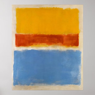 Affiche Mark Rothko - Sans titre (Jaune, Rouge et Bleu) -