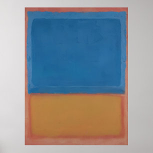 Affiche Mark Rothko - Sans titre (Rouge, Bleu, Orange) - 1