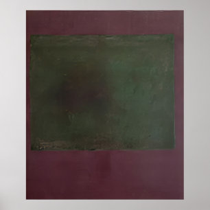 Affiche Mark Rothko - Sans titre (vert sur marron) - 1961