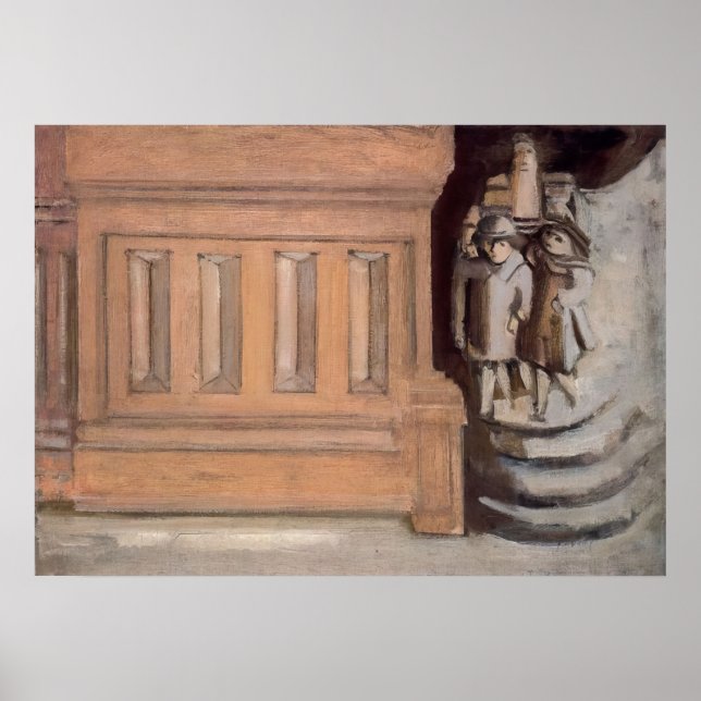 Affiche Mark Rothko - Scène de rue - 1937 (Devant)