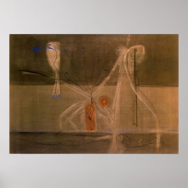 Affiche Mark Rothko - Tentacules de mémoire - 1946 (Devant)