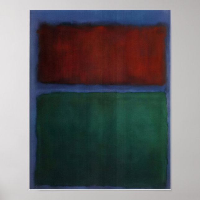 Affiche Mark Rothko - Terre & Vert - 1955 (Devant)