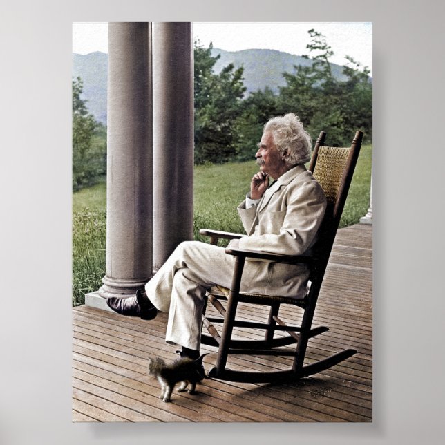 Affiche Mark Twain (Devant)