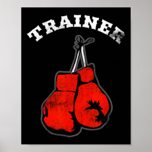 Affiche Marketing d'entreprise - Formatrice de boxe