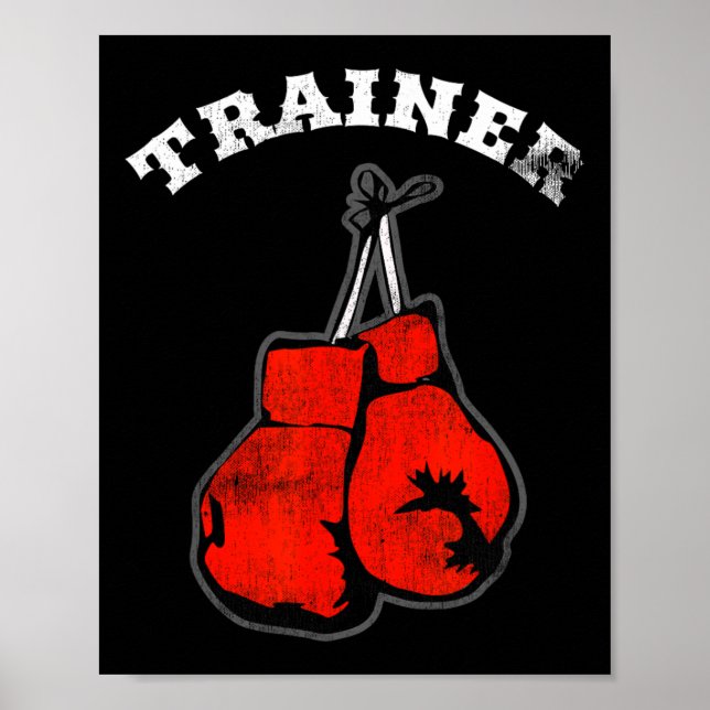 Affiche Marketing d'entreprise - Formatrice de boxe (Devant)