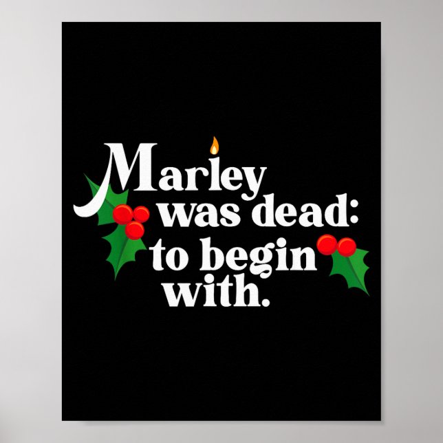 Affiche Marley Was Dead_ To Begin With Charles Ens Christm (Devant)