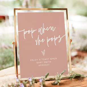 Affiche MARLO Boho Blush et Beige Pop When She Pops Pannea