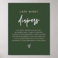 MarLO Boho Forest Green Late Night Diapeurs Jeu