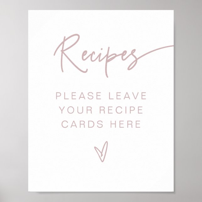 Affiche MARLO Boho Rose Poussiéreux Rose Mariage Fête de R (Devant)