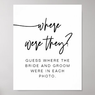 Affiche MARLO Bold Modern Où Ils Signent