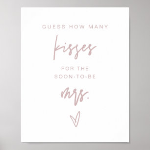 Affiche MARLO Dusty Rose Combien de baisers Jeu de Fiançai