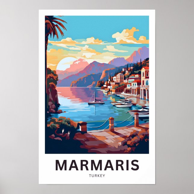 Affiche Marmaris Turquie Imprimer (Devant)