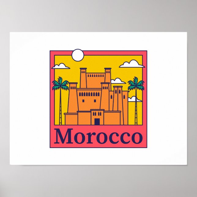 Affiche Maroc  (Devant)