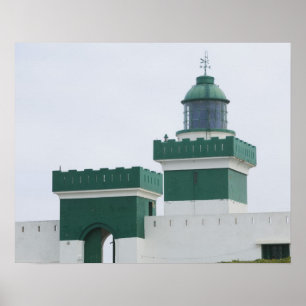 Affiche MAROC, Côte atlantique, BEDDOUZA : Cap Beddouza 2