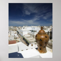 MAROC, Côte Atlantique, ESSAOUIRA : Vue élevée