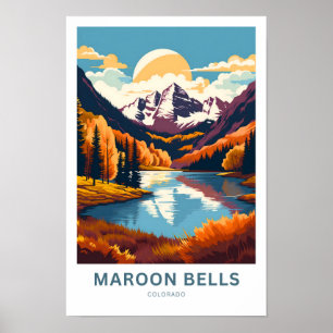 Affiche Maroon Bells Colorado Imprimer