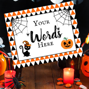 Affiche marque halloween