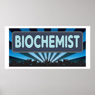 Affiche Marquee biochimiste