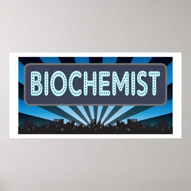 Affiche Marquee biochimiste (Devant)
