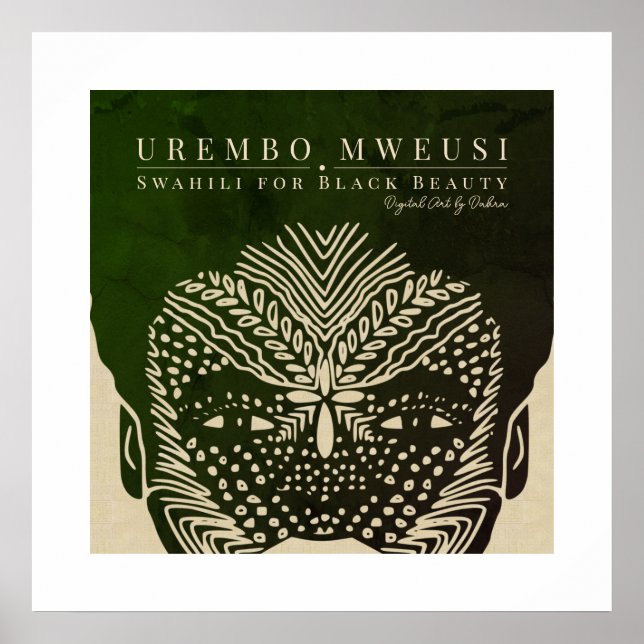 Affiche Marques faciales tribales (Devant)